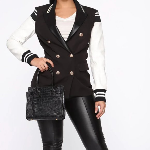 Calling The Shots Blazer - Black/White - Picture 4 of 4